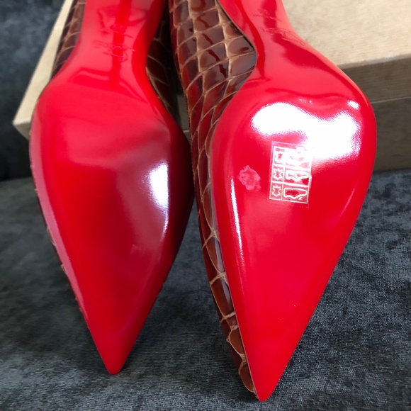 Christian Louboutin Kate 85 crock embossed size EU 39 - Picture 9 of 10